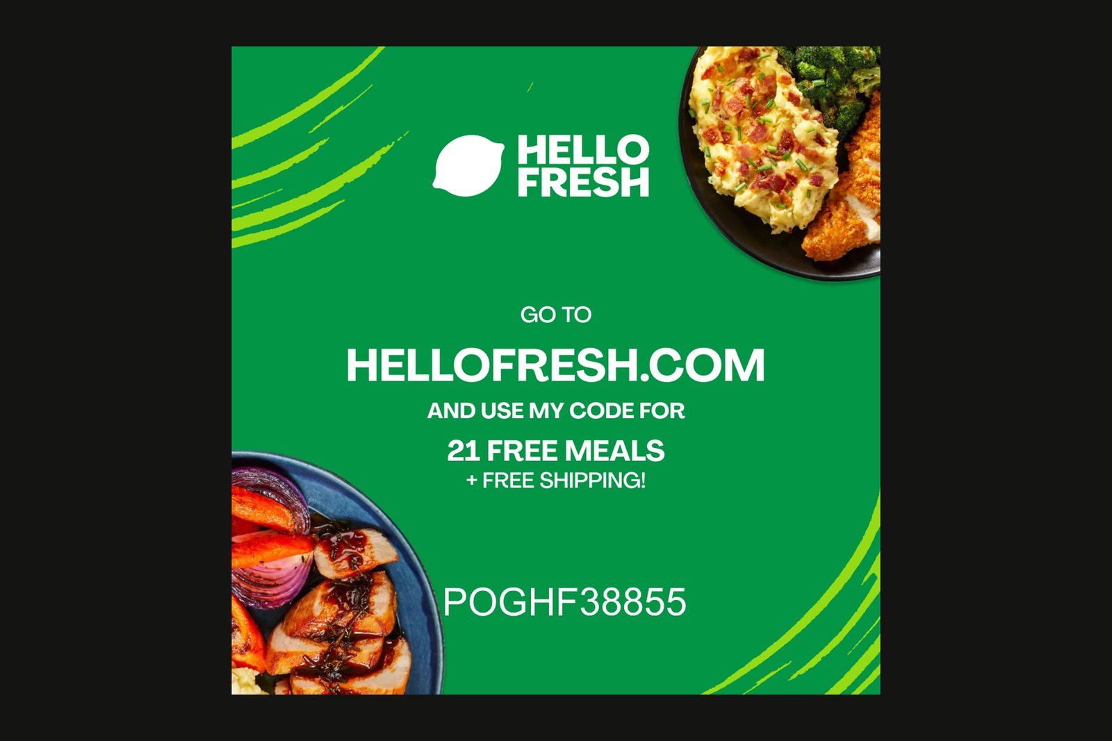 A HelloFresh sponsor panel from the Baboosh Twitch channel.